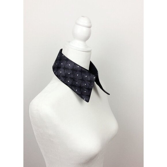 Black Detachable Collar Sustainably Made For Women And Men - Picture 2 of 6